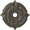 Ekena Millwork Attica PVC Medallion (Canopies up to 7 3/4"), 22"OD x 3 1/2"ID x 1"P, Metallic Weathered Steel CMP22ATDST - alternate 1